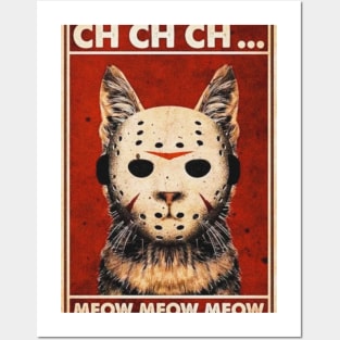 jason meow voorhees Posters and Art
